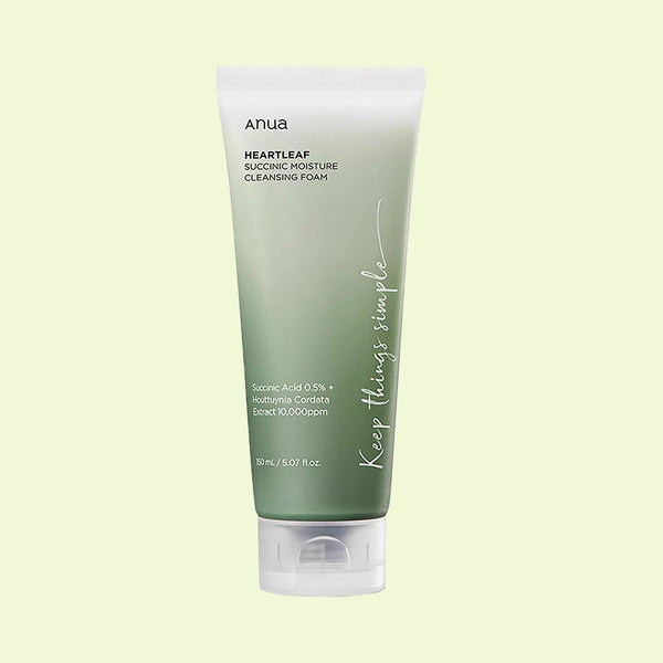 Anua Heartleaf Succinic Moisture Cleansing Foam 150ml